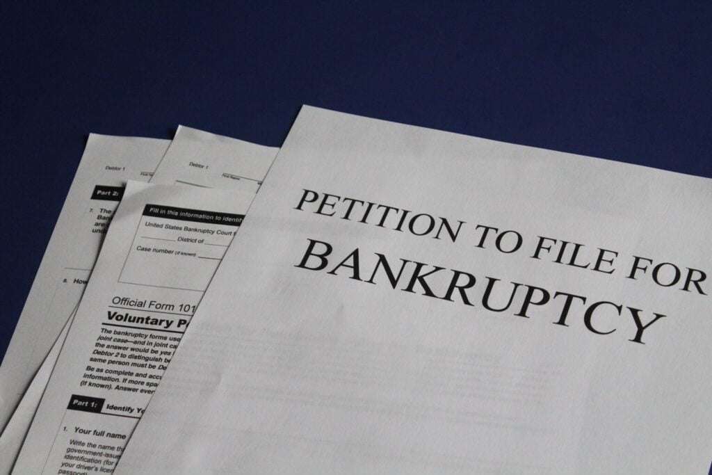 what information is on a credit report: Petition to File For Bankruptcy